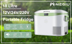 Lodówka samochodowa przenośna 12 V lodówka 19 kwarty (18 litrów) 12 V sprężarka zamrażarki chłodziarka 12 V/24 V DC 110～240 V AC do ciężarówki RV