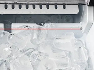 Smart Ice Makers, Portable Countertop Ice Maker Machine with Self-Cleaning, 26lbs/24Hrs, Voice Remote, with Scoop for Home Party