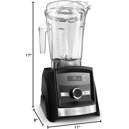 Smart Blender, Professional-Grade, 64 oz. Low-Profile Container, Black, Multifunctional, Built-in Wireless Connectivity