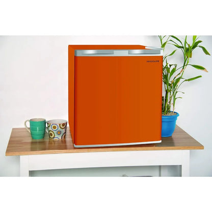 1.6 Cu Ft Compact Fridge for Office, Dorm Room, Mancave or RV, Single door Mini Refrigerator, Desktop small Refrigerator