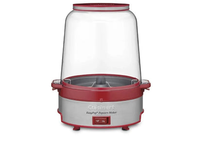 Popcorn Maker, Red, Removable non-stick aluminum cooking plate