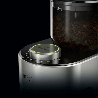 Electric Burr Coffee Grinder, Easy-Clean Design, Edges an Antistatic Coating, Kitchen Appliances