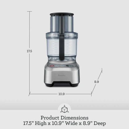 16 Cup Food Processor, 1200-Watt, Food Processor Chopper, Multifunctional for Chopping Vegetables, Meat, Grains, Nuts