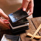 Seasoning Dish Delicate Rectangular Dish Ceramic Dish Restaurant Restaurant Wasabi Soy Sauce Dish Commercial - Walfos® Kitchenware