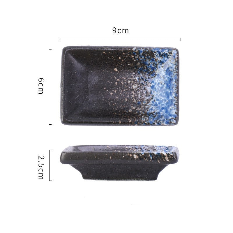 Seasoning Dish Delicate Rectangular Dish Ceramic Dish Restaurant Restaurant Wasabi Soy Sauce Dish Commercial - Walfos® Kitchenware