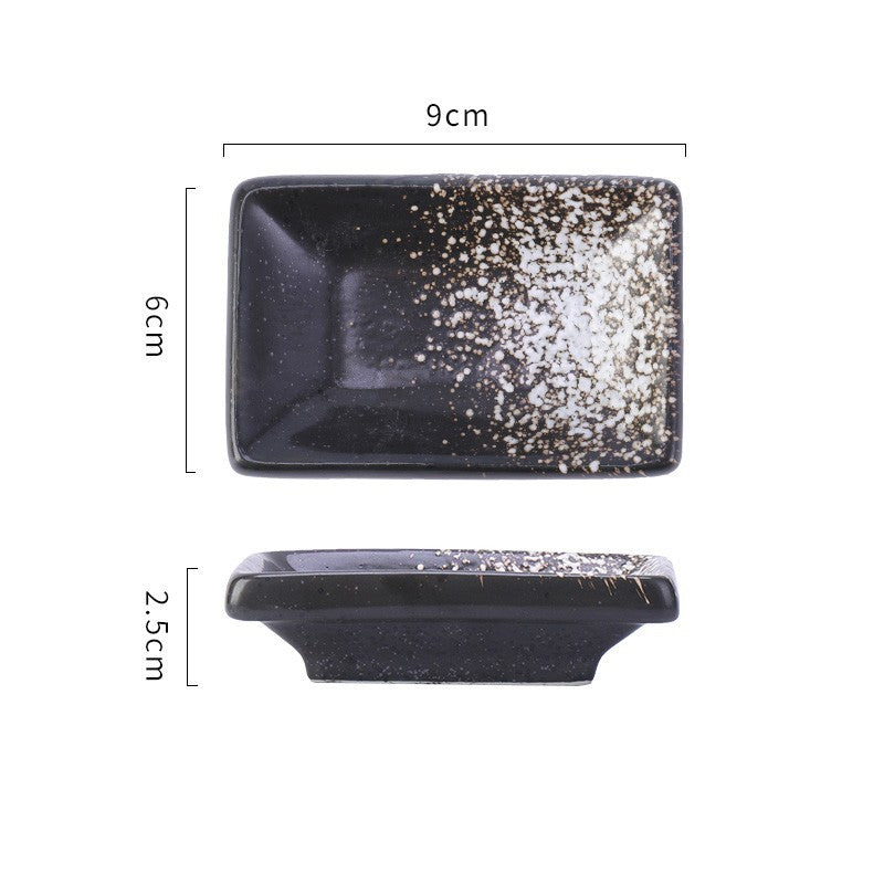 Seasoning Dish Delicate Rectangular Dish Ceramic Dish Restaurant Restaurant Wasabi Soy Sauce Dish Commercial - Walfos® Kitchenware