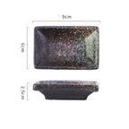 Seasoning Dish Delicate Rectangular Dish Ceramic Dish Restaurant Restaurant Wasabi Soy Sauce Dish Commercial - Walfos® Kitchenware