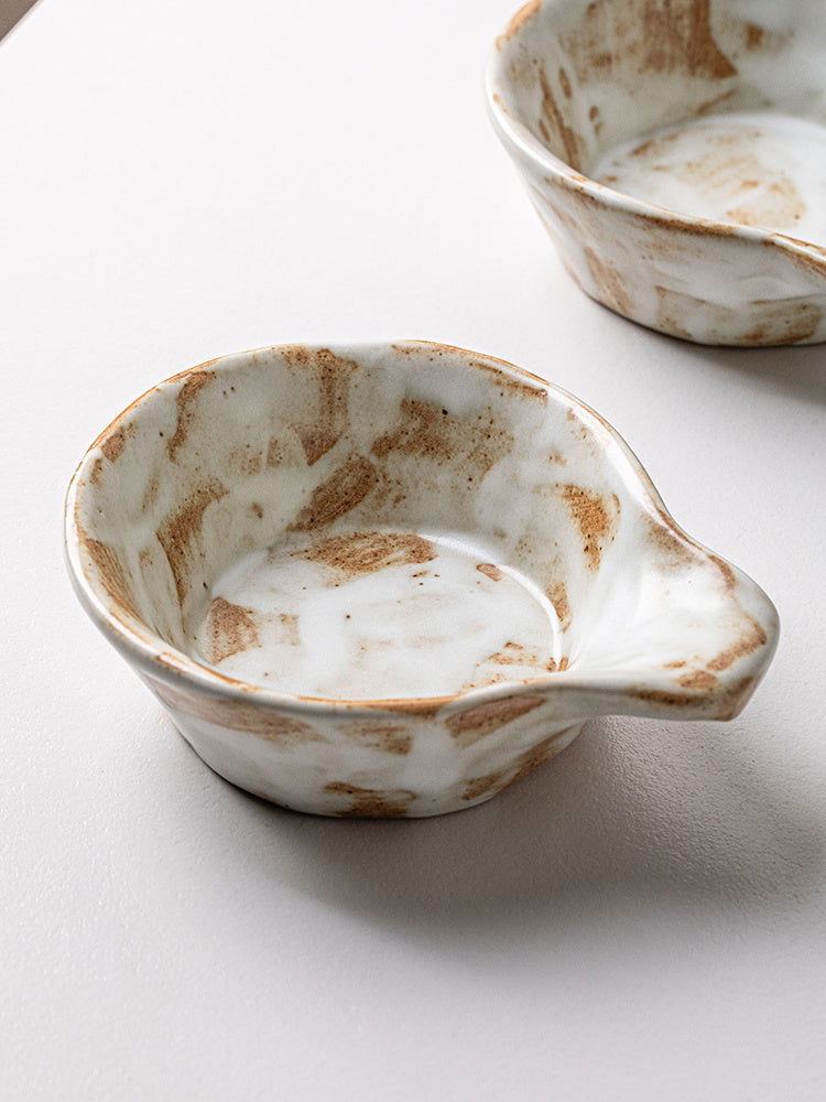 Seasoning Dish Household Mini Sauce Dipping Ceramic Plate - Walfos® Kitchenware