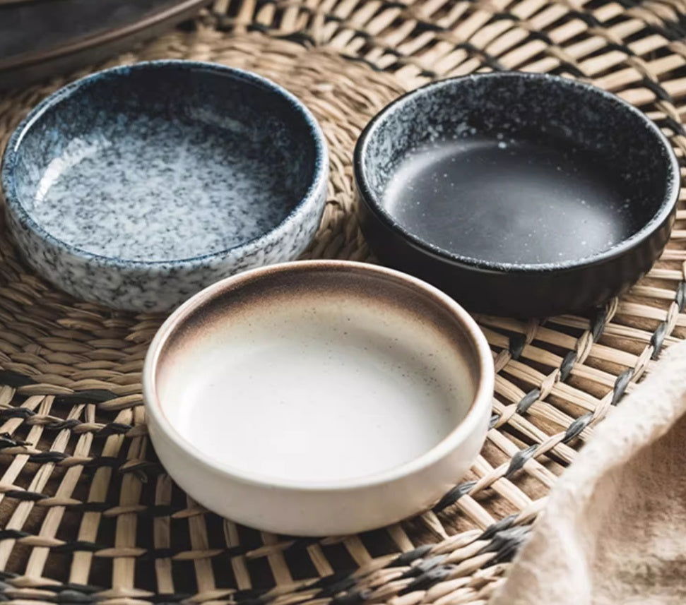 Seasoning Sauce Dish Household Ceramics Amazon Ceramic Sauce Plate Saucer - Walfos® Kitchenware
