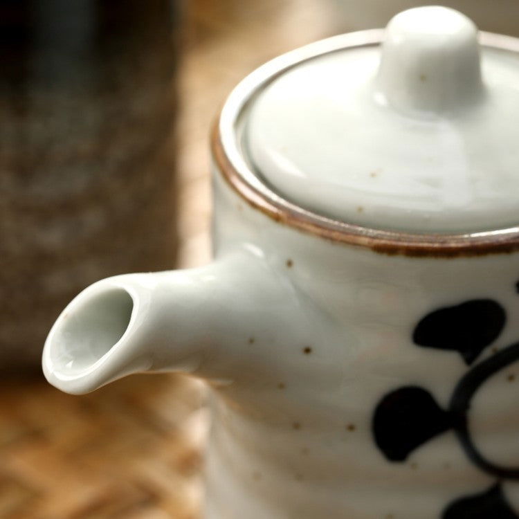 Seasoning Soy Sauce Ancient Simple Japanese Ceramic Oil Pot - Walfos® Kitchenware