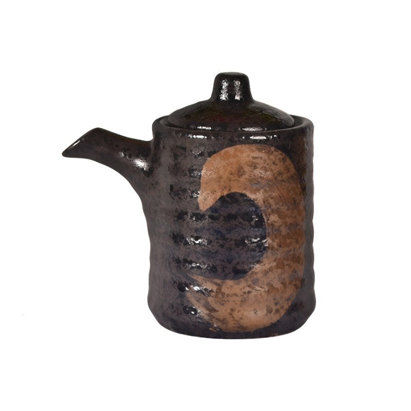 Seasoning Soy Sauce Ancient Simple Japanese Ceramic Oil Pot - Walfos® Kitchenware