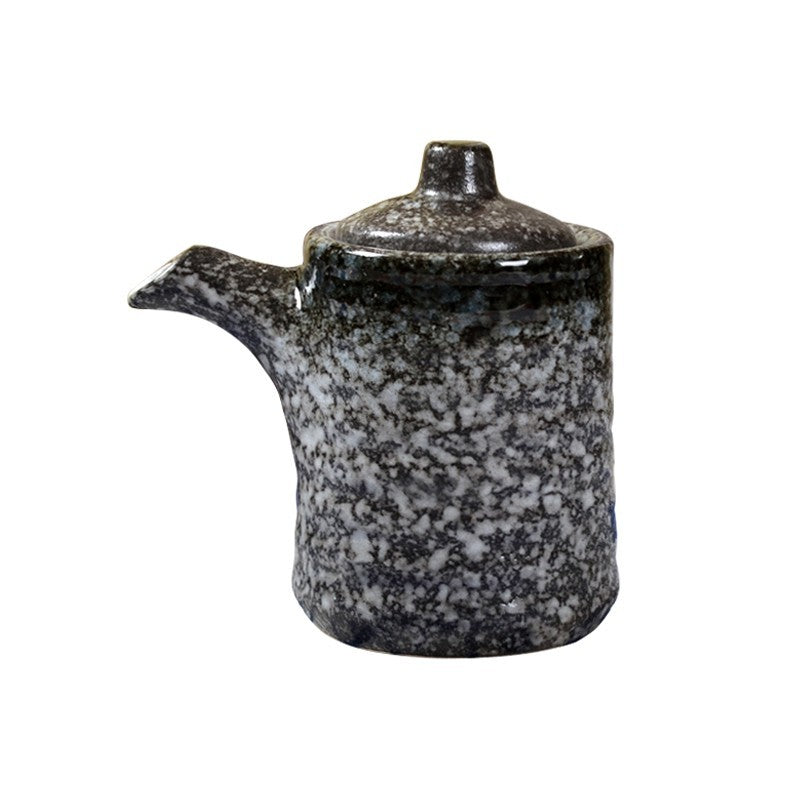 Seasoning Soy Sauce Ancient Simple Japanese Ceramic Oil Pot - Walfos® Kitchenware