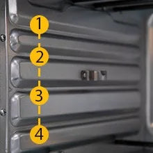 32QT надзвичайно велика аерофритюрниця, комбінована аерофритюрниця 19-в-1, тостер, духовка, 1800 Вт, цифрова конвекційна піч, підходить для піци 13 дюймів, 6 аксесуарів