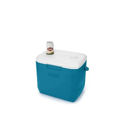 Chiller 30-Quart Portable Hard Cooler, Blue, Top's Smoother Surface Cleans Down Easily Holds up to 25 cans with 15 lbs. of Ice