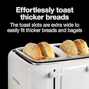 4 Slice Toaster with Extra Wide Slots for Bagels, Cool-Touch Walls, Shade Selector, Toast Boost, Auto Shut-off and Cancel Button