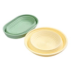 Silicone European bag fermentation basket food grade foldable fermentation basket oval non stick bread fruit basket baking tool - Walfos® Kitchenware