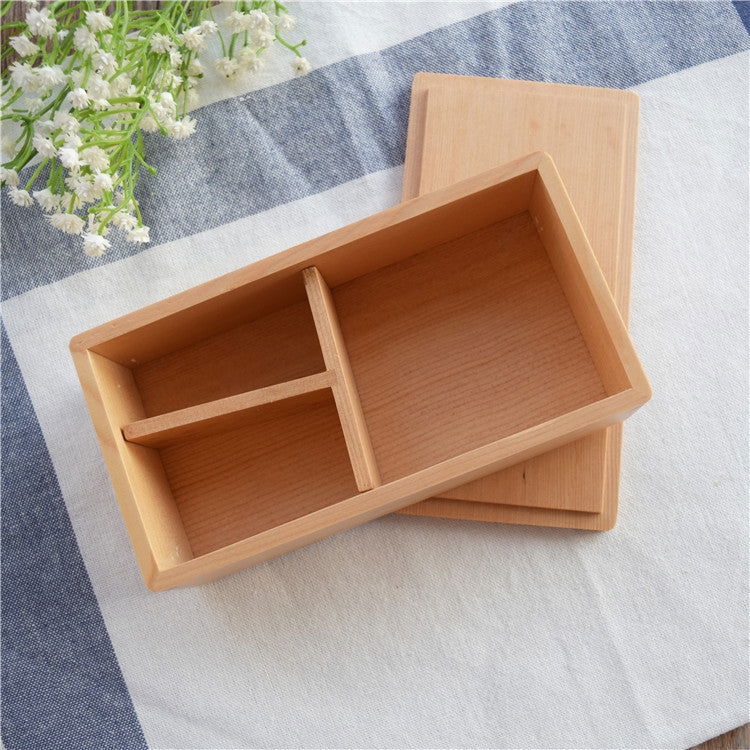 Simple And Stylish Lunch Box Japanese-style Log Bento Box - Walfos® Kitchenware