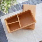 Simple And Stylish Lunch Box Japanese-style Log Bento Box - Walfos® Kitchenware