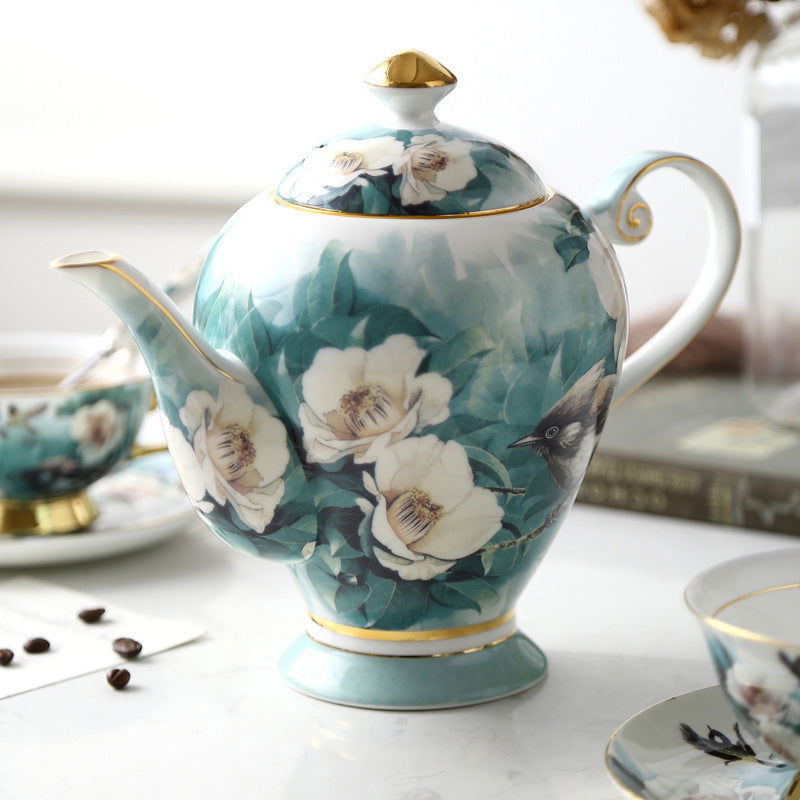 Small Exquisite Bone China Coffee Set Cup And Saucer Suit - Walfos® Kitchenware