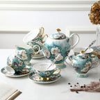 Small Exquisite Bone China Coffee Set Cup And Saucer Suit - Walfos® Kitchenware