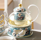 Small Exquisite Bone China Coffee Set Cup And Saucer Suit - Walfos® Kitchenware