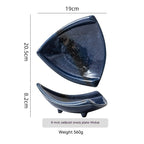 Snack Plate Creative Japanese Ceramic Art Plate Fruit Plate - Walfos® Kitchenware