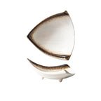 Snack Plate Creative Japanese Ceramic Art Plate Fruit Plate - Walfos® Kitchenware