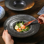 Spaghetti Straw Hat Plate Japanese Retro - Walfos® Kitchenware