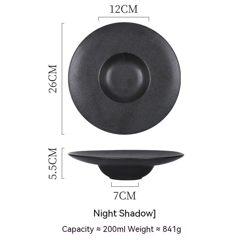 Spaghetti Straw Hat Plate Japanese Retro - Walfos® Kitchenware