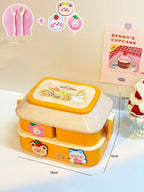 Student's Cute Multi-tiered Lunch Box Japanese Bento - Walfos® Kitchenware