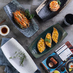 Sushi Plate Japanese Creative Irregular Shaped - Walfos® Kitchenware