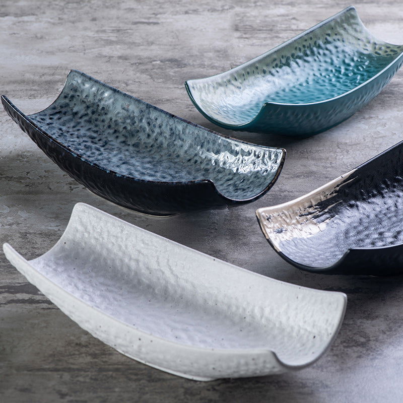 Sushi Plate Japanese Creative Irregular Shaped - Walfos® Kitchenware