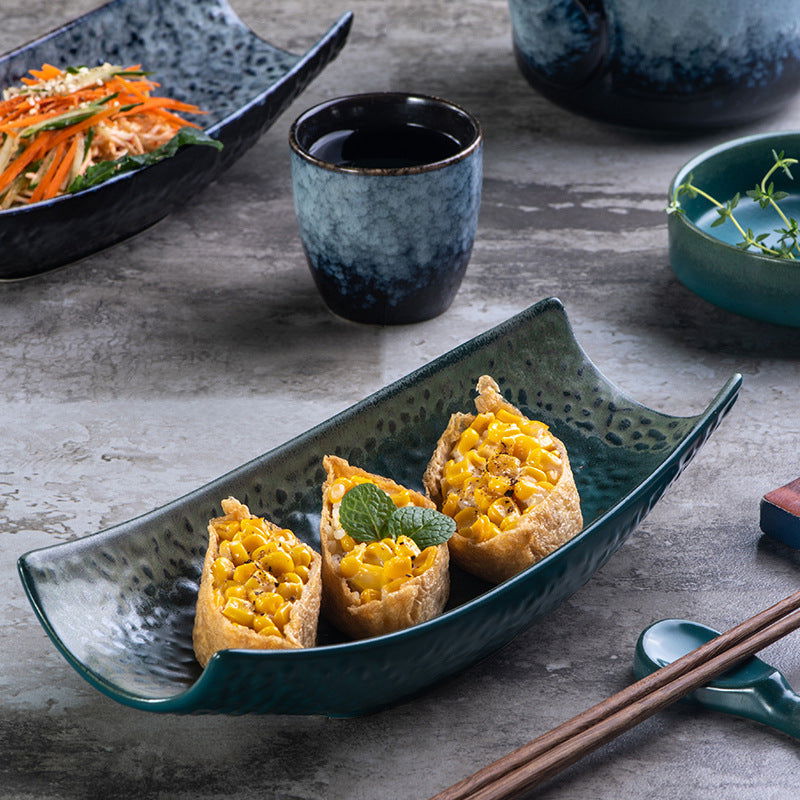 Sushi Plate Japanese Creative Irregular Shaped - Walfos® Kitchenware