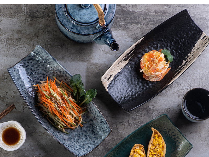 Sushi Plate Japanese Creative Irregular Shaped - Walfos® Kitchenware