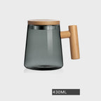 Tea And Water Separation Tea Cup Glass Men's Simple Japanese Flower Tea Cup - Walfos® Kitchenware