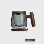 Tea And Water Separation Tea Cup Glass Men's Simple Japanese Flower Tea Cup - Walfos® Kitchenware
