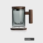 Tea And Water Separation Tea Cup Glass Men's Simple Japanese Flower Tea Cup - Walfos® Kitchenware