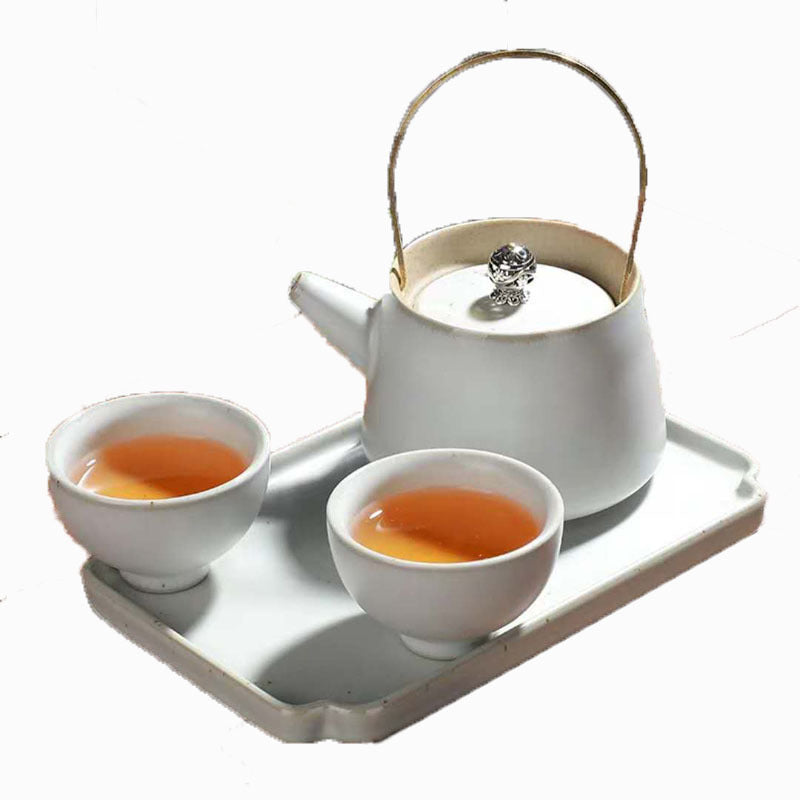 Tea Set Japanese Style Stoneware Tea Cup And Pot Small Set - Walfos® Kitchenware