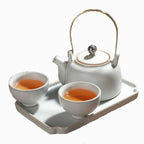 Tea Set Japanese Style Stoneware Tea Cup And Pot Small Set - Walfos® Kitchenware