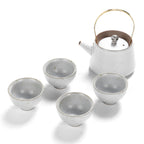 Tea Set Japanese Style Stoneware Tea Cup And Pot Small Set - Walfos® Kitchenware