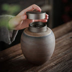 Tin Cover Thread Gilding Tea Pot - Walfos® Kitchenware
