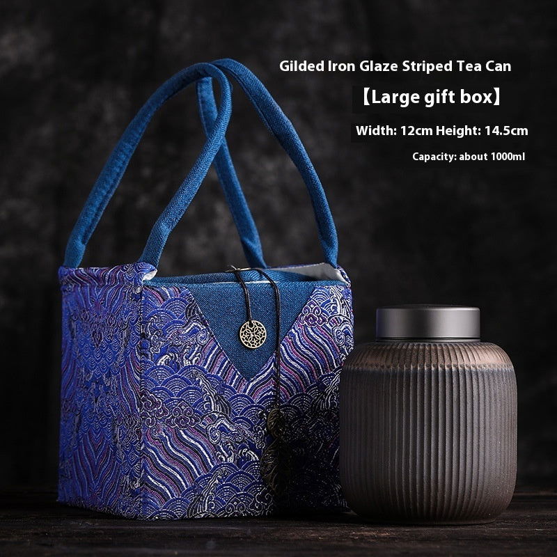 Tin Cover Thread Gilding Tea Pot - Walfos® Kitchenware