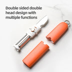 Ultimate 5-in-1 Fruit Knife Peeler: Portable Sharp Multifunctional Kitchen Gadget for Home & Outdoor Use - Walfos® Kitchenware