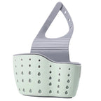 Useful Suction Cup Kitchen Sponge Drain Holder PP Rubber Toilet Soap Shelf Organizer Sponge Storage Rack Basket Wash Cloth Tools - Walfos® Kitchenware