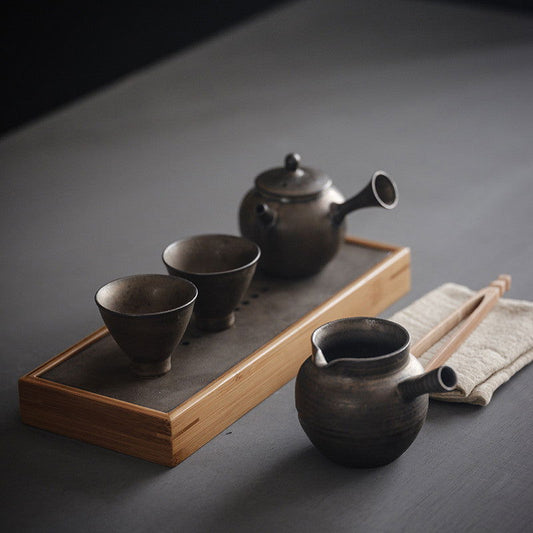 Vintage Japanese Patina Glaze Tea Cup - Walfos® Kitchenware