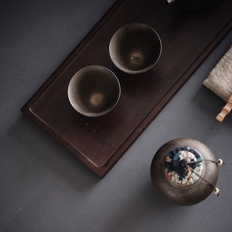 Vintage Japanese Patina Glaze Tea Cup - Walfos® Kitchenware