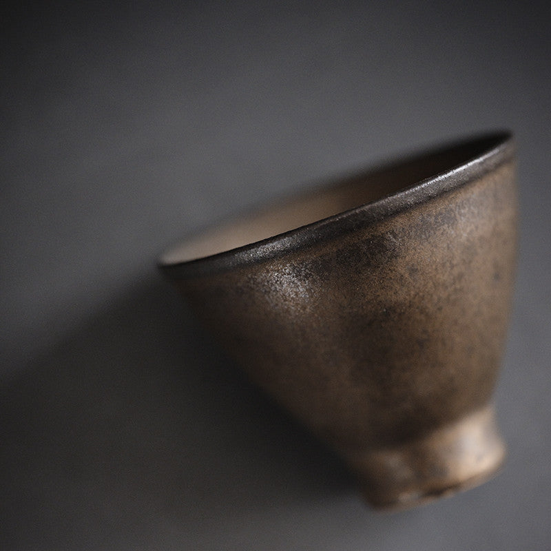 Vintage Japanese Patina Glaze Tea Cup - Walfos® Kitchenware