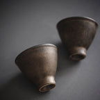 Vintage Japanese Patina Glaze Tea Cup - Walfos® Kitchenware