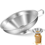 WALFOS High Quality Stainless Steel Funnel Wide Mouth Funnel For Oil Wine Canning Cooking Kitchen Garden Accessiores Tool Walfos® Kitchenware