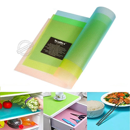 WALFOS Kitchen Refrigerator Pad 2 Pieces 30*45cm Fridge Pad Antifouling Mildew Moistureproof Pad Refrigerator Waterproof Mat Walfos® Kitchenware